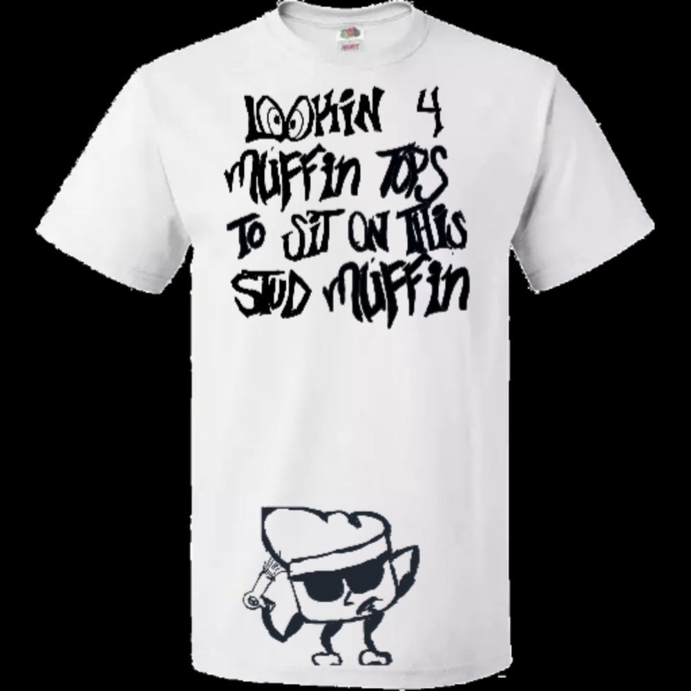 Funny stud muffin shirt for males